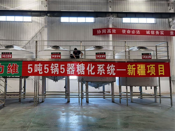 郾城精酿啤酒设备厂—5吨精酿啤酒设备—新疆项目
